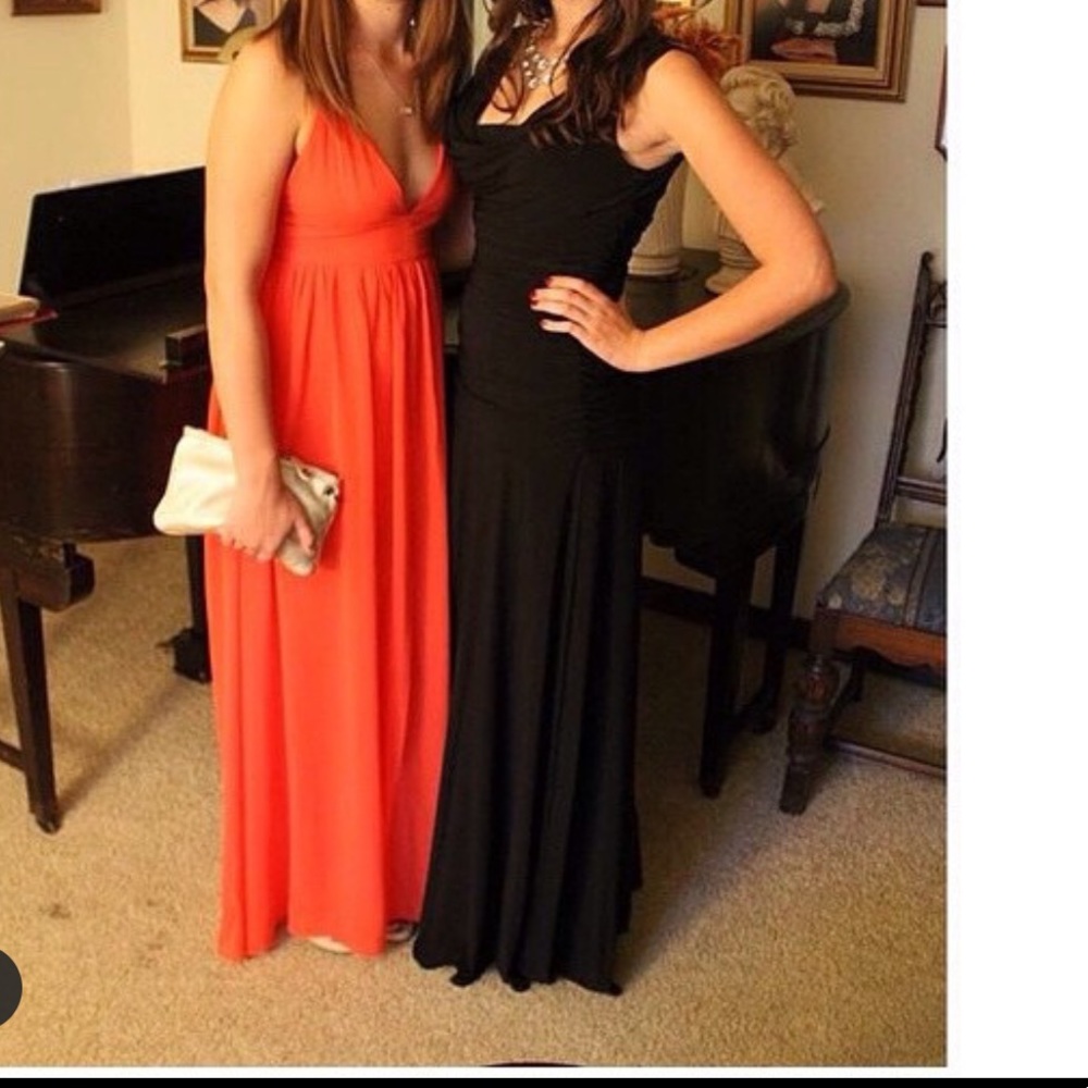 Night way black elegant dress